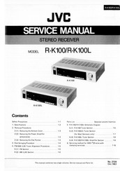 JVC R-K100 Service Manual