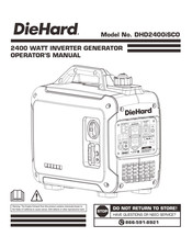 DieHard DHD2400iSCO Operator's Manual