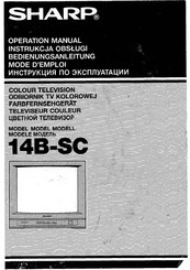 Sharp 14B-SC Operation Manual