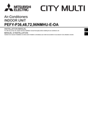 Mitsubishi Electric CITI MULTI PEFY-P72NMHU-E-OA Installation Manual