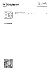 Electrolux KCC83443CK User Manual