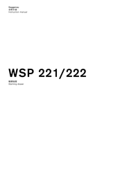 Gaggenau WSP222100 Instruction Manual