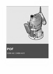 Bosch POF 1400 ACE Manual