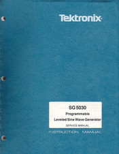 Tektronix SG 5030 Service Manual