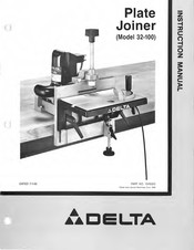 Delta 32-100 Instruction Manual