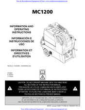 Nilfisk-Advance 56384969 Information And Operating Instructions