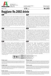 Italeri Reggiane Re.2002 Ariete Manual