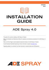 ADE Spray 4.0 Installation Manual