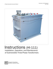 Howard Industries HI-111 Installation, Operation And Maintenance Manual