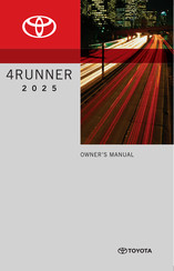 Toyota 4RUNNER 2025 Owner's Manual