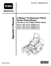 Toro 72029 Operator's Manual