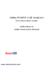 AMERITEC AM8a Test Procedure