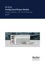 Beijer Electronics GT-3C74 Manual