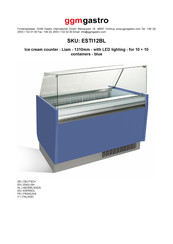 GGM gastro Liam ESTI12BL Product Manual