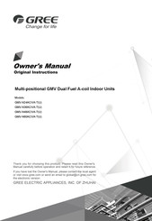 Gree GMV-N24AC/VA-T Owner's Manual