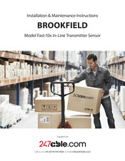 Ametek Brookfield Fast-10 Series Installation & Maintenance Instructions Manual