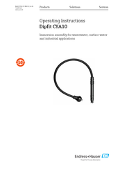 Endress+Hauser Dipfit CYA10 Operating Instructions Manual