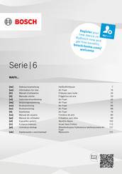 Bosch MAF6 Series Information For Use