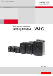 Hitachi WJ-C1 Getting Started