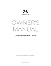 Monogram ZIWD24PW Series Owner's Manual