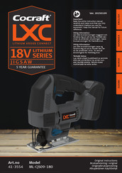 Cocraft LXC ML-CJS09-180 Original Instructions Manual