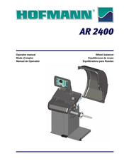 Hofmann AR 2400 Operator's Manual