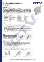 Gtv AE-CM4000-00 Manual