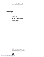 Tektronix VITS100 Instruction Manual
