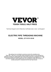 VEVOR Z1T-KY01-30-50 Manual
