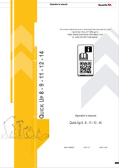 Haulotte QUICK UP 9 Operator's Manual