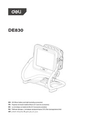 Deli DE830 Manual