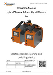 REUTER EP-00-015 Operation Manual