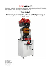 GGM gastro OFZ4S Quick Start Manual