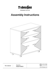 Tribesigns LITTLE TREE HOGA-F2158-B Assembly Instructions Manual