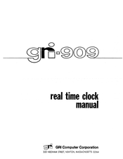 GRI GRI-909 Manual