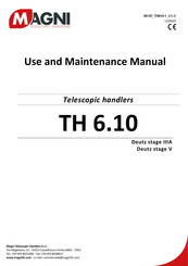 Magni TH 6.10-D7/D-1 Use And Maintenance Manual