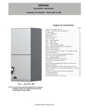 Carrier D5FUAA Installation Instruction