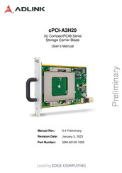 ADLINK Technology cPCI-A3H20/M User Manual