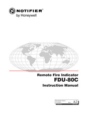Honeywell NOTIFIER FDU-80C Instruction Manual