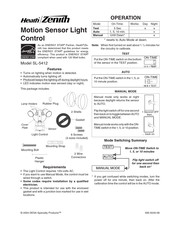 Heath Zenith SL-5412 Quick Start Manual