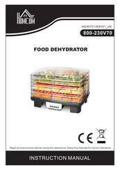 HOMCOM 800-230V70 Instruction Manual