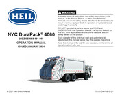 HEIL NYC DuraPack 4060 Operation Manual
