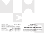 Costway BS10046 Instruction Booklet
