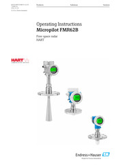 Endress+Hauser Micropilot FMR62B Operating Instructions Manual