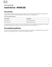 Cisco HF6100-32D Installation Instructions