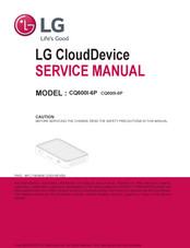 LG CQ600I-6P Service Manual