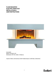 Beliani KALAHARI DS-EHS01-07E Installation & User's Instructions