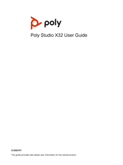 Poly Studio X32 User Manual