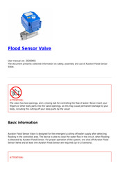 AURATON Flood Sensor Valve User Manual