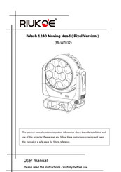 RIUKOE ML-WZ012 User Manual